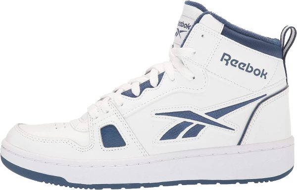 Reebok Unisex-Adult Resonator Mid Basketball Shoes(White/Batik Blue ...